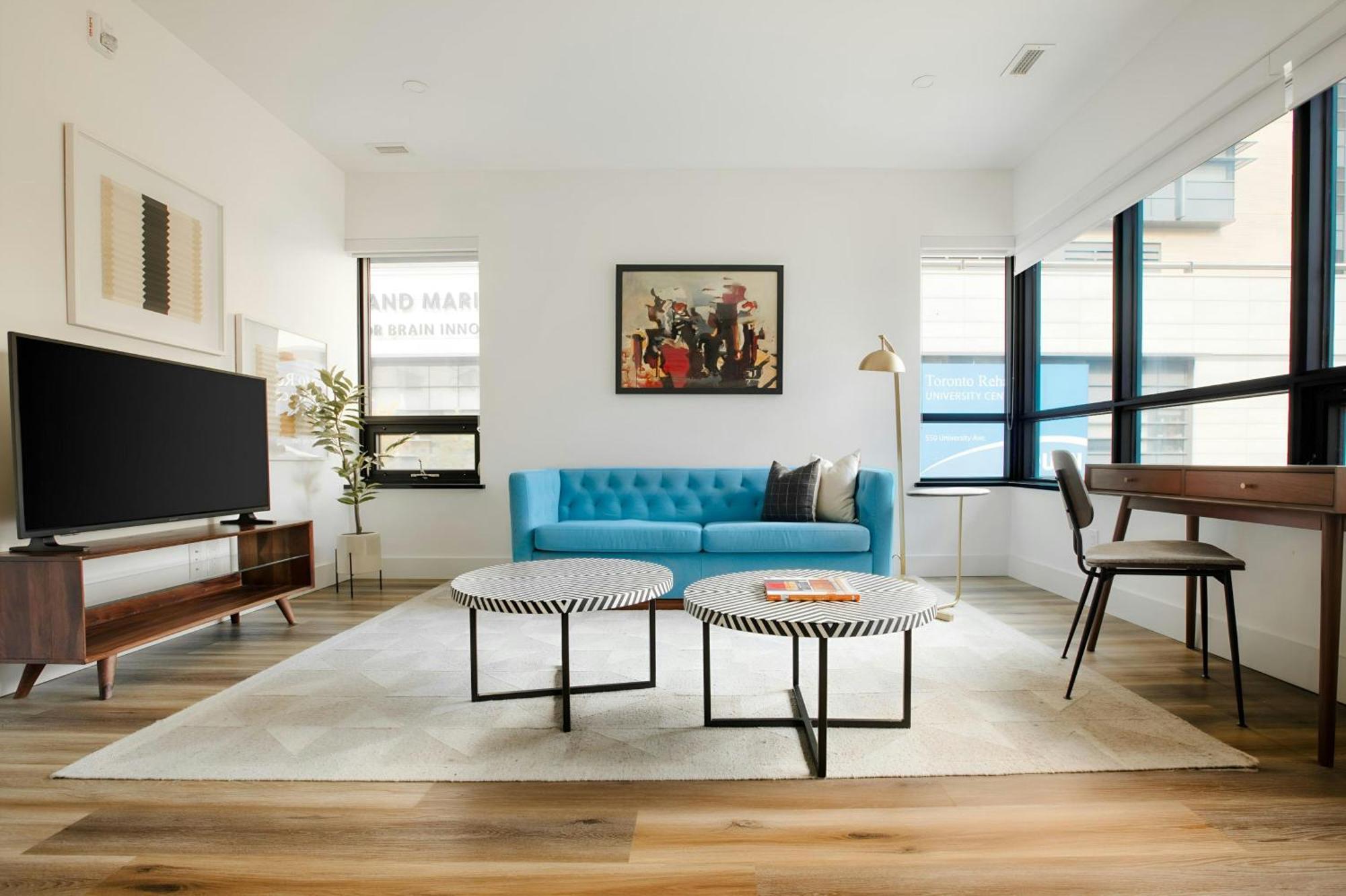 Two-Bedroom Apartment with One King Bed and One Double Bed