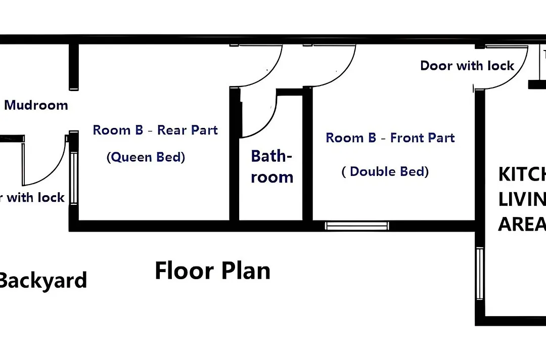 Budget Quad Room With En Suite Bathroom 36B-1